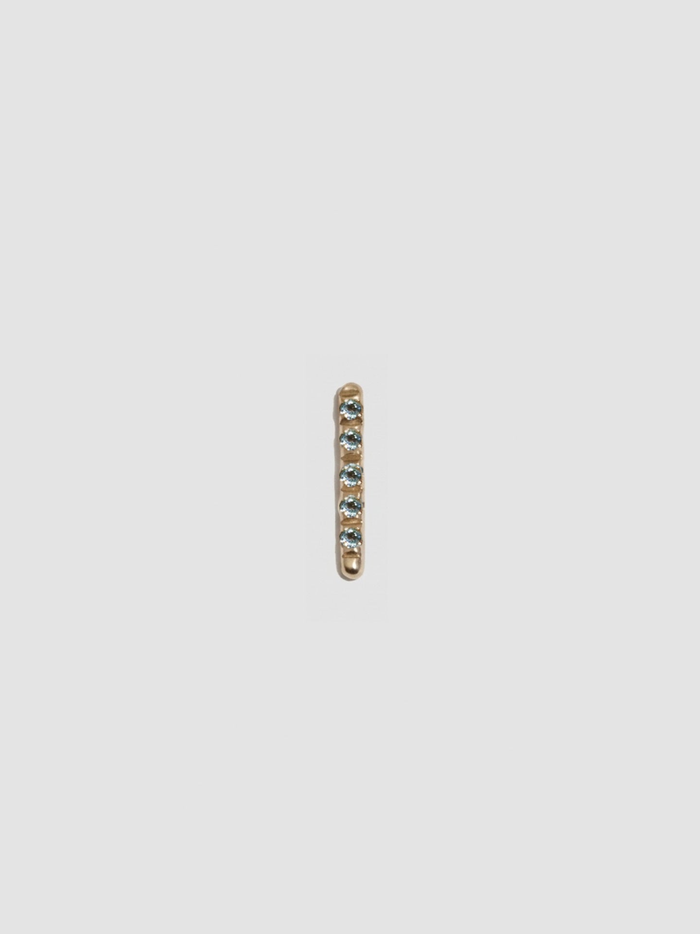 Lorenstewart Aquamarine Rod Stud