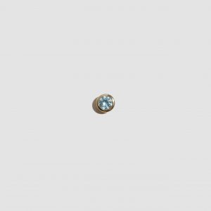 Lorenstewart Aquamarine Bezel Stud