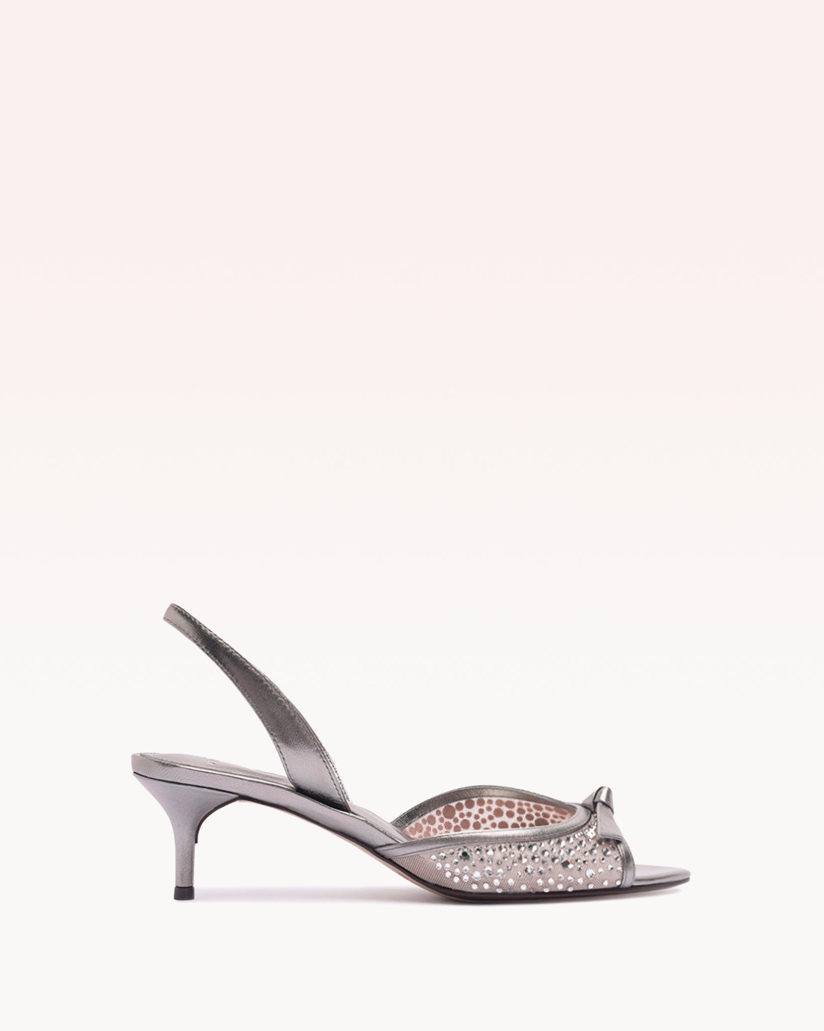 Alexandre Birman Slim Clarita Crystal Net 50 Grafite