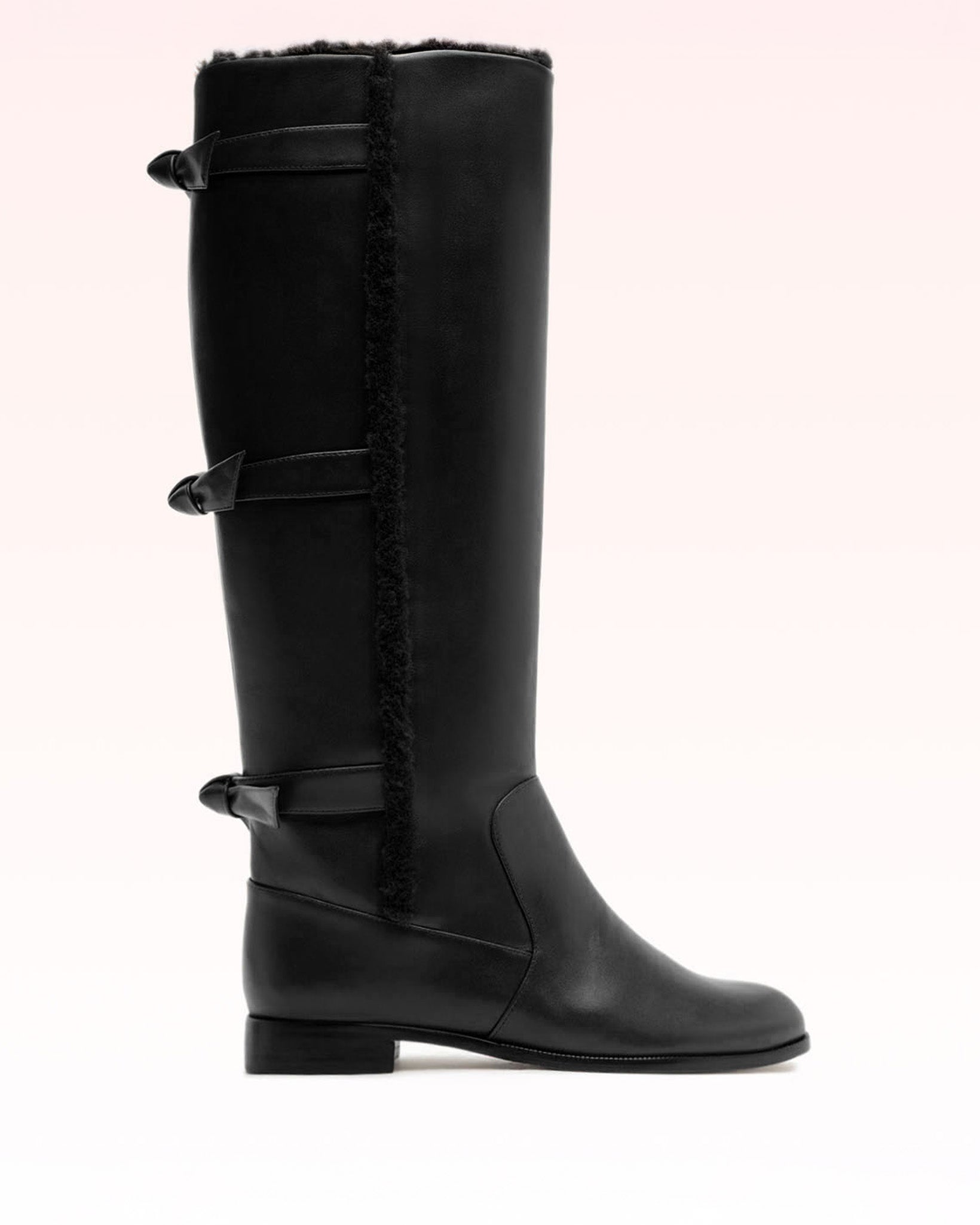 Alexandre Birman Lolita Tall Boot Flat Black