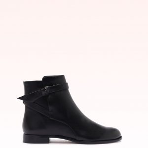 Alexandre Birman Asymmetric Clarita Bootie 15 Black