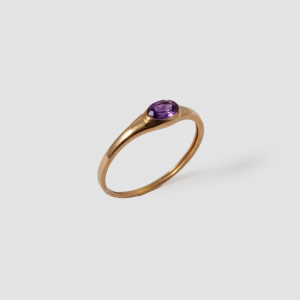 Lorenstewart Mini Amethyst Signet