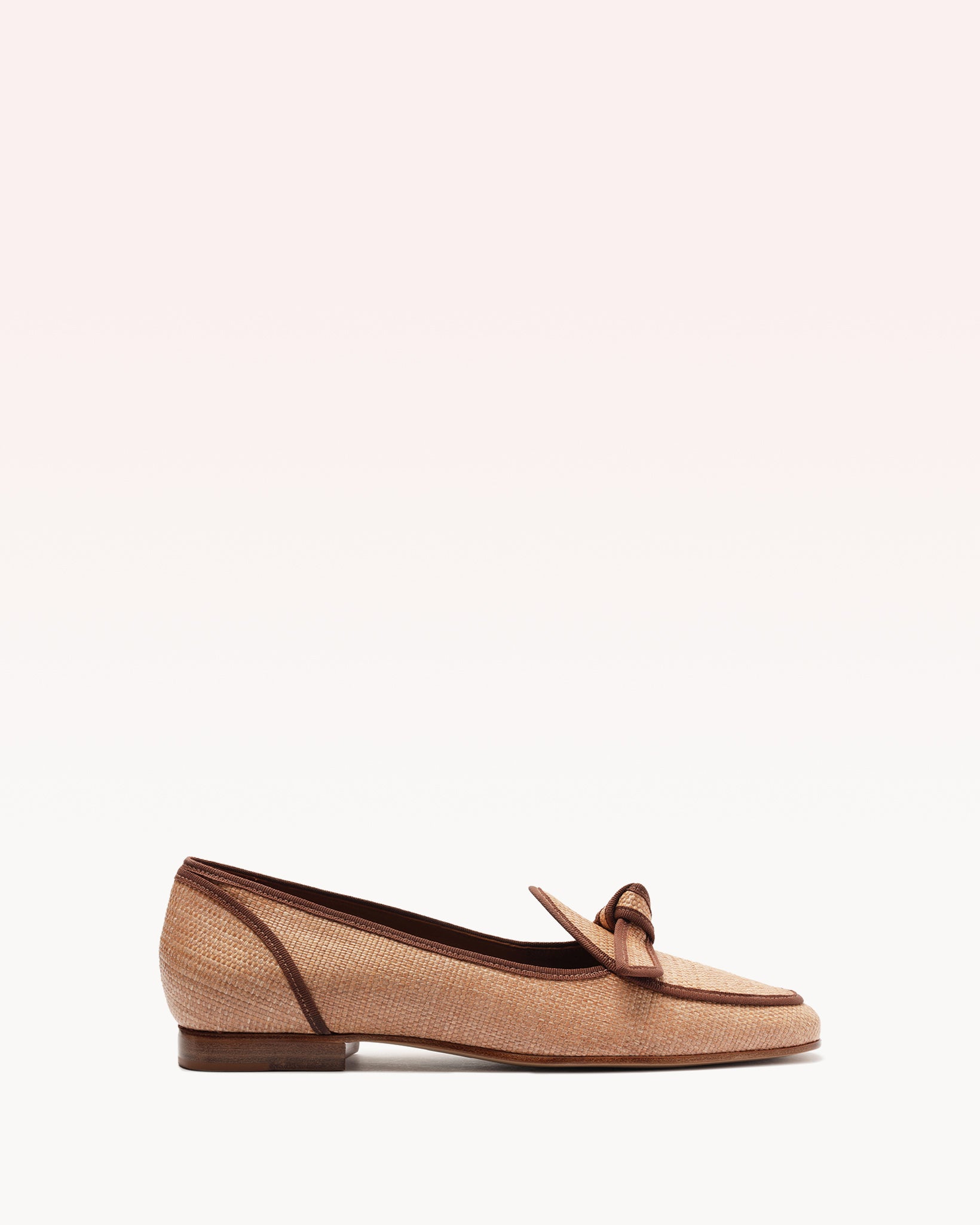 Alexandre Birman Grosgrain Raffia Loafer