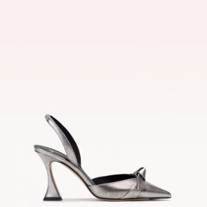 Alexandre Birman Clarita Bell Slingback 85 Silver