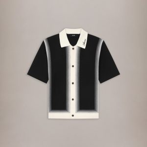 AMIRI PANELS KNIT SHIRT - Black