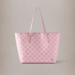 Amiri WOMEN - WOMEN'S MA QUAD CANVAS TOTE BAG - Pink