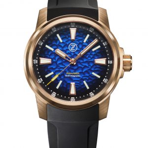 Zelos Aurora Field 38mm Br 'Hammered Blue'