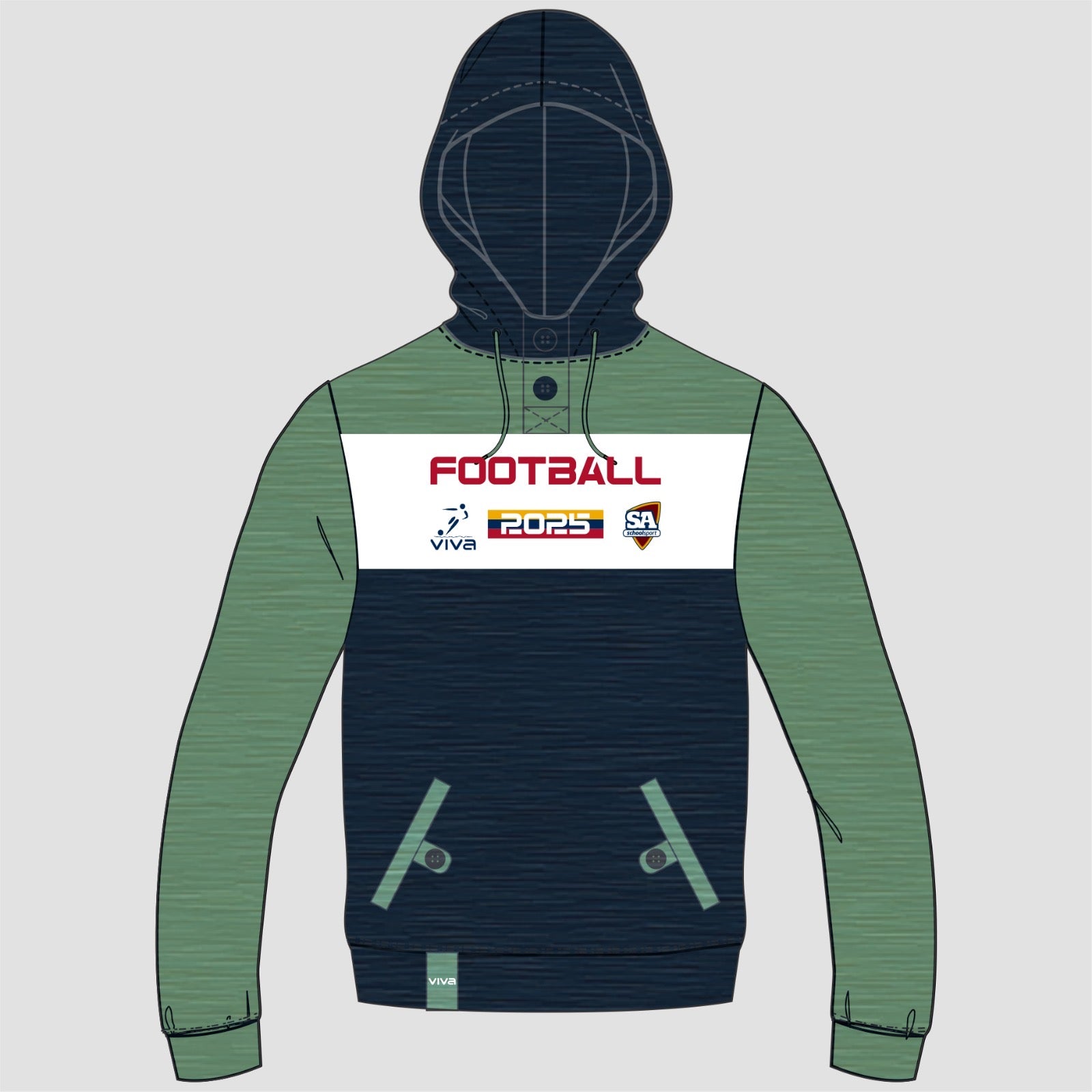 Viva10 SSSA - EVENT HOODIE GREEN