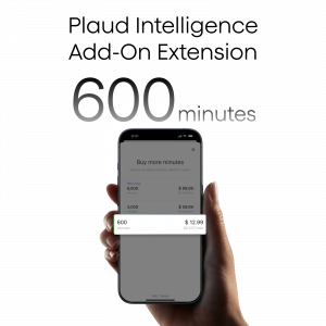 Plaud Intelligence Add-On Extension (600 mins)