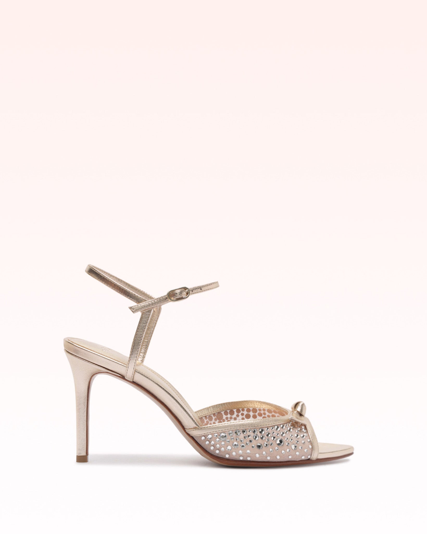 Alexandre Birman Slim Clarita Crystal Net 85 Golden