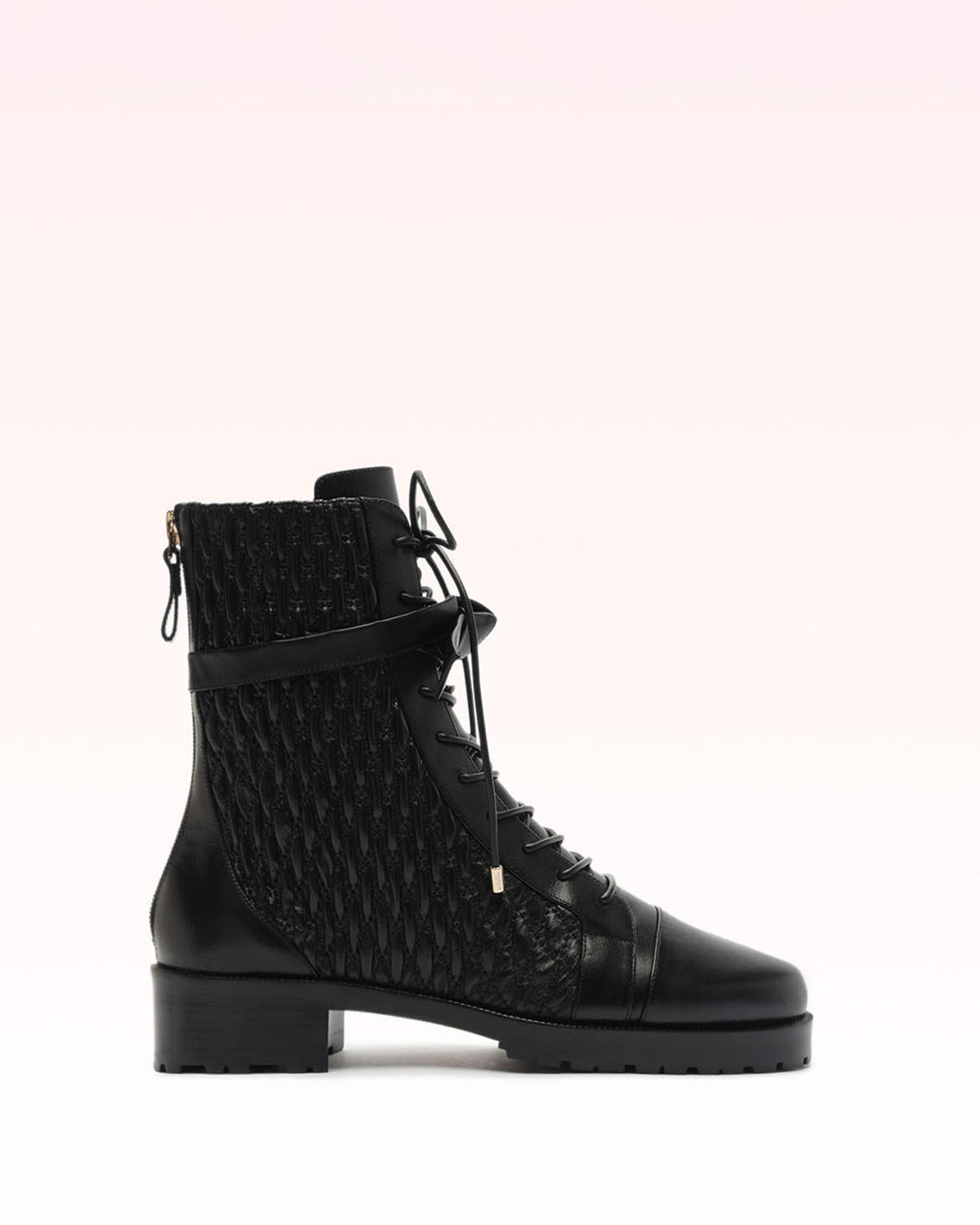Alexandre Birman Quilted Clarita Combat 30 Black