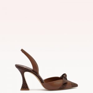 Alexandre Birman Clarita Slingback Cap Toe 85 Espresso
