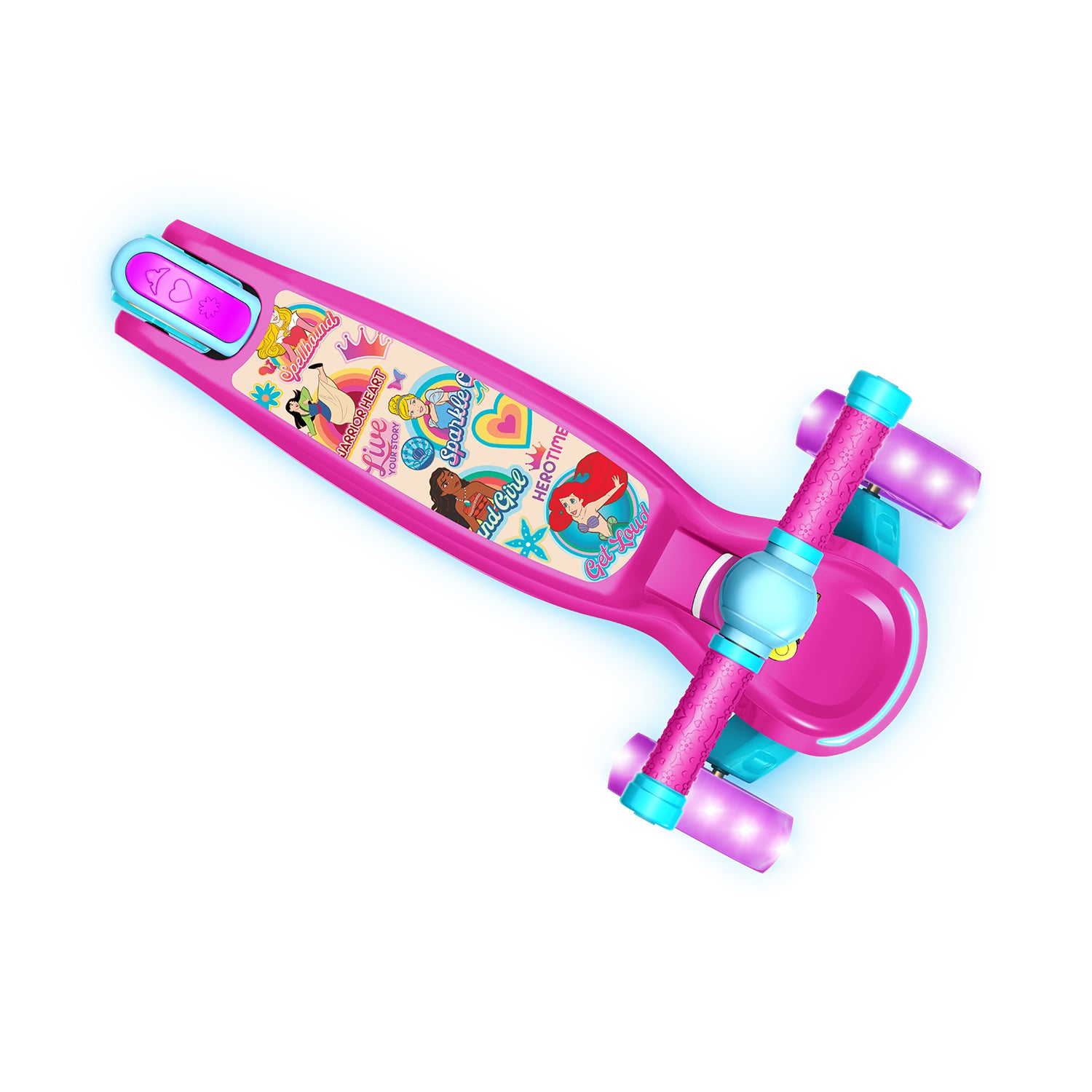 Jetson Disney Princess 3-Wheel Light-Up Kick Scooter