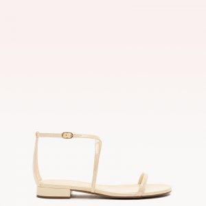 Alexandre Birman Cynthia Flat Eggshell