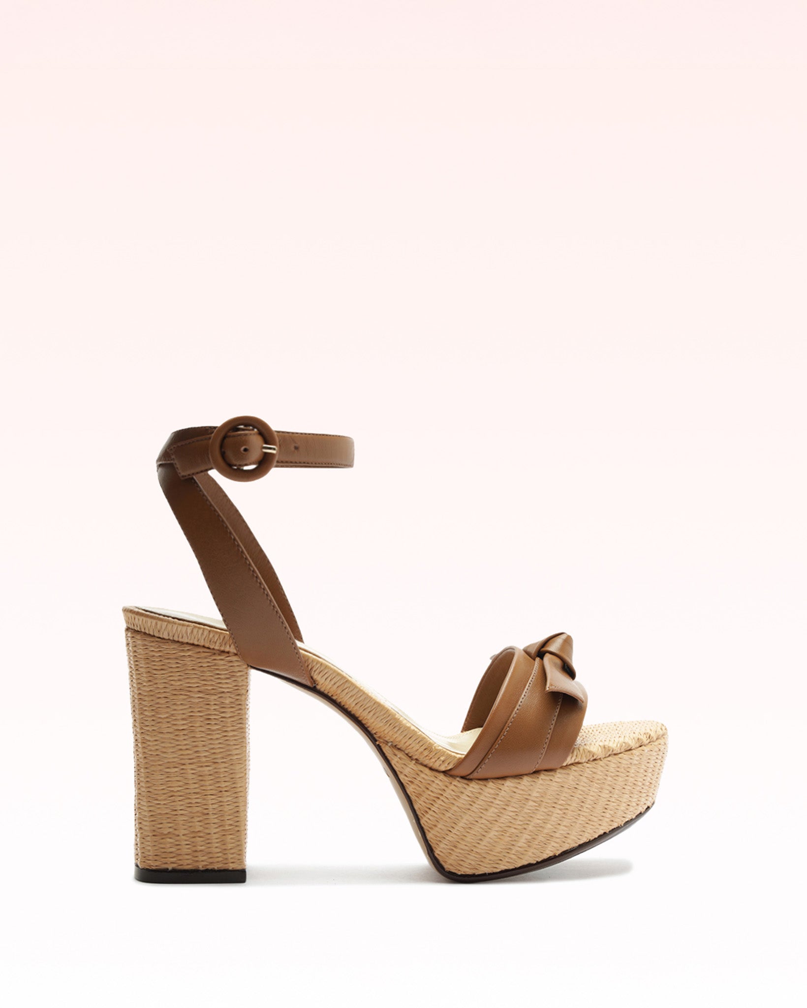 Alexandre Birman Clarita Raffia 95 Espresso