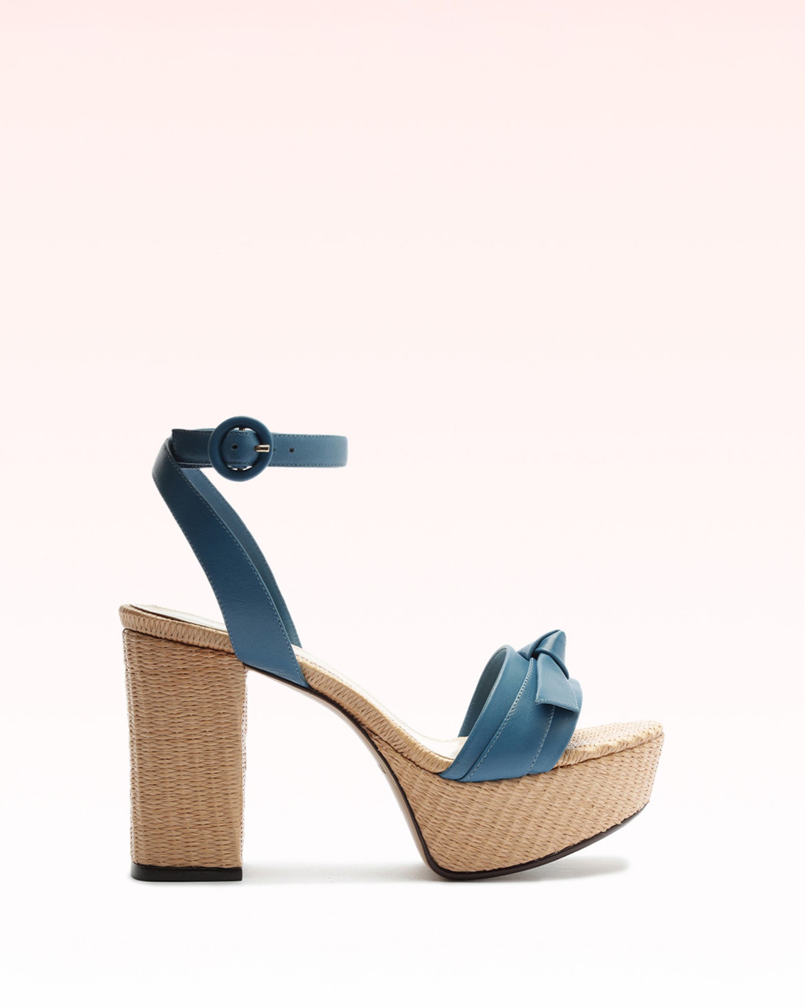 Alexandre Birman Clarita Raffia 95 Denim