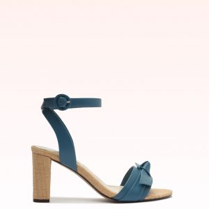 Alexandre Birman Clarita Raffia 75 Denim