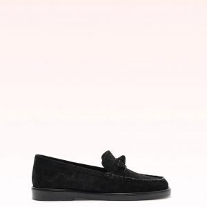 Alexandre Birman Clarita Laser Loafer Black