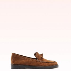 Alexandre Birman Clarita Laser Loafer Espresso