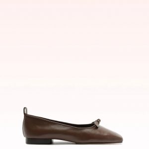 Alexandre Birman Slim Clarita Street Flat Mousse