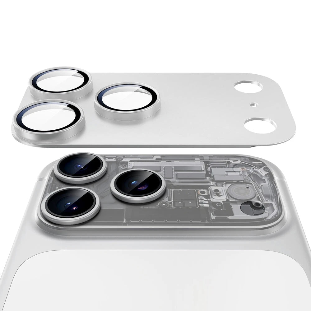 ESR iPhone 2026 Pro Max Armorite® Pro Camera Lens Protector (Full Coverage) - Silver