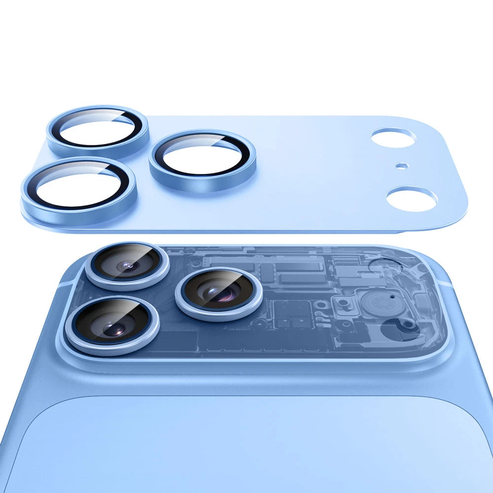 ESR iPhone 2026 Pro Armorite® Pro Camera Lens Protector (Full Coverage) - Misty Blue