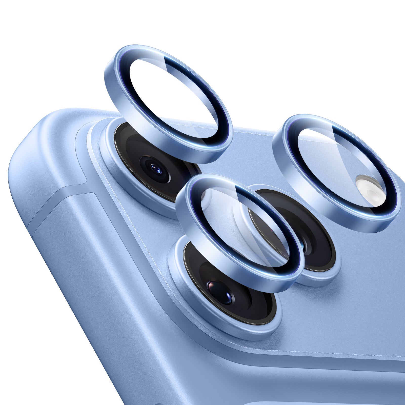 ESR iPhone 2026 Pro/Pro Max Armorite® Camera Lens Protector - Misty Blue