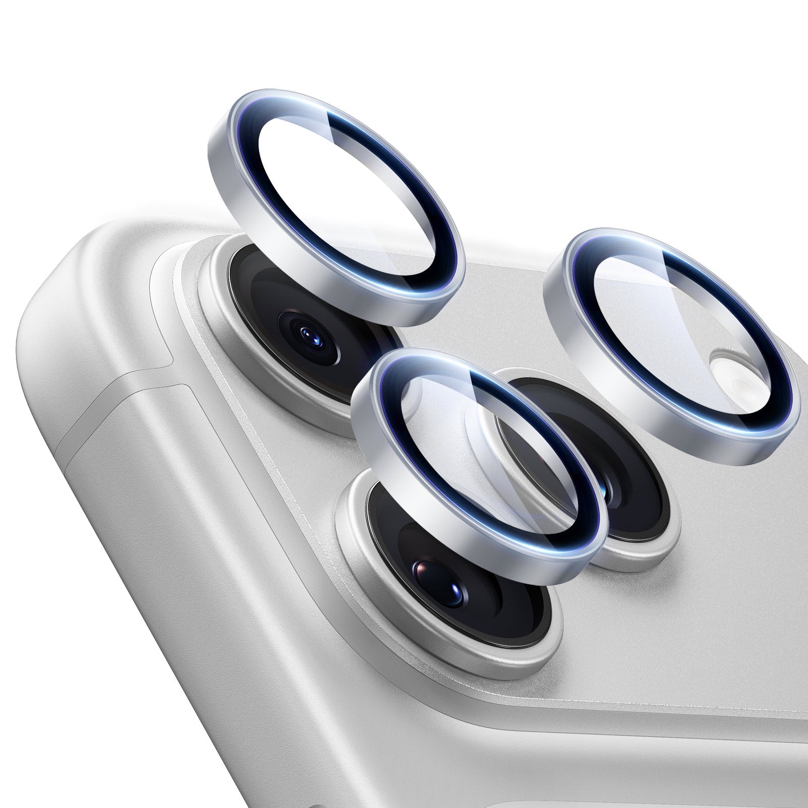 ESR iPhone 2026 Pro/Pro Max Armorite® Camera Lens Protector - Silver