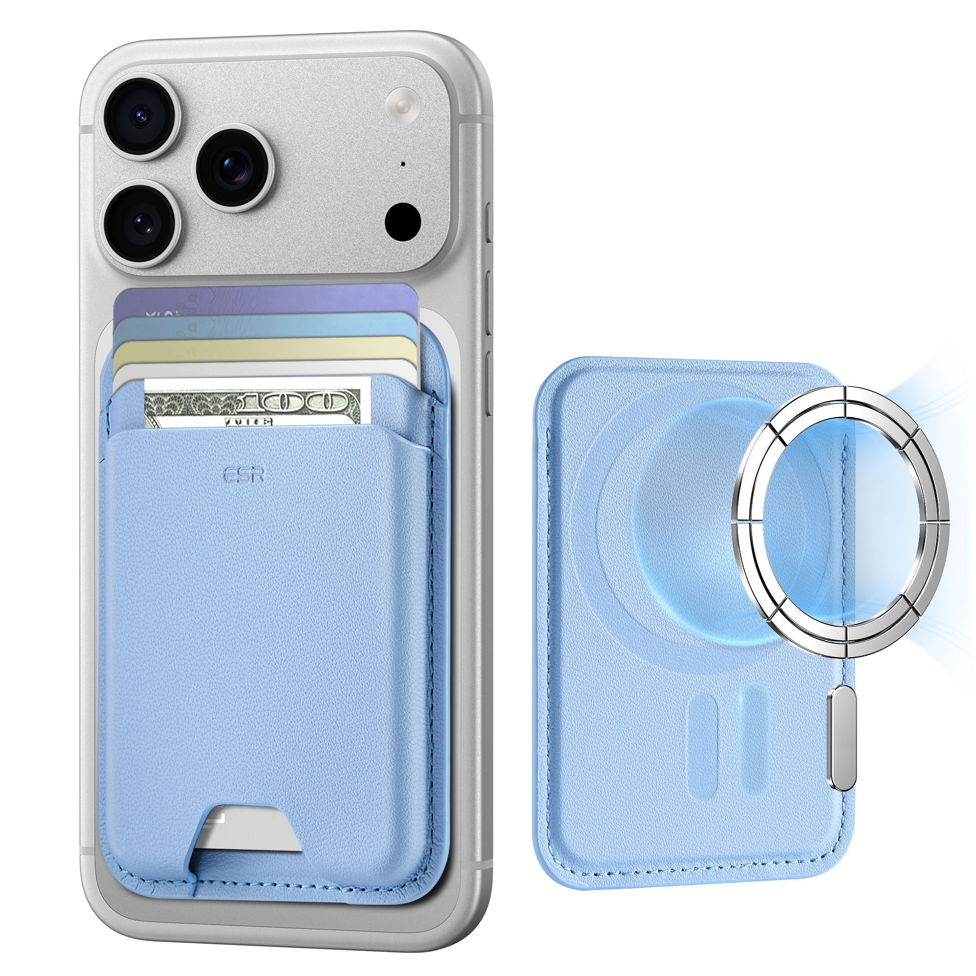 ESR Magnetic Wallet Boost (HaloLock) - Blue