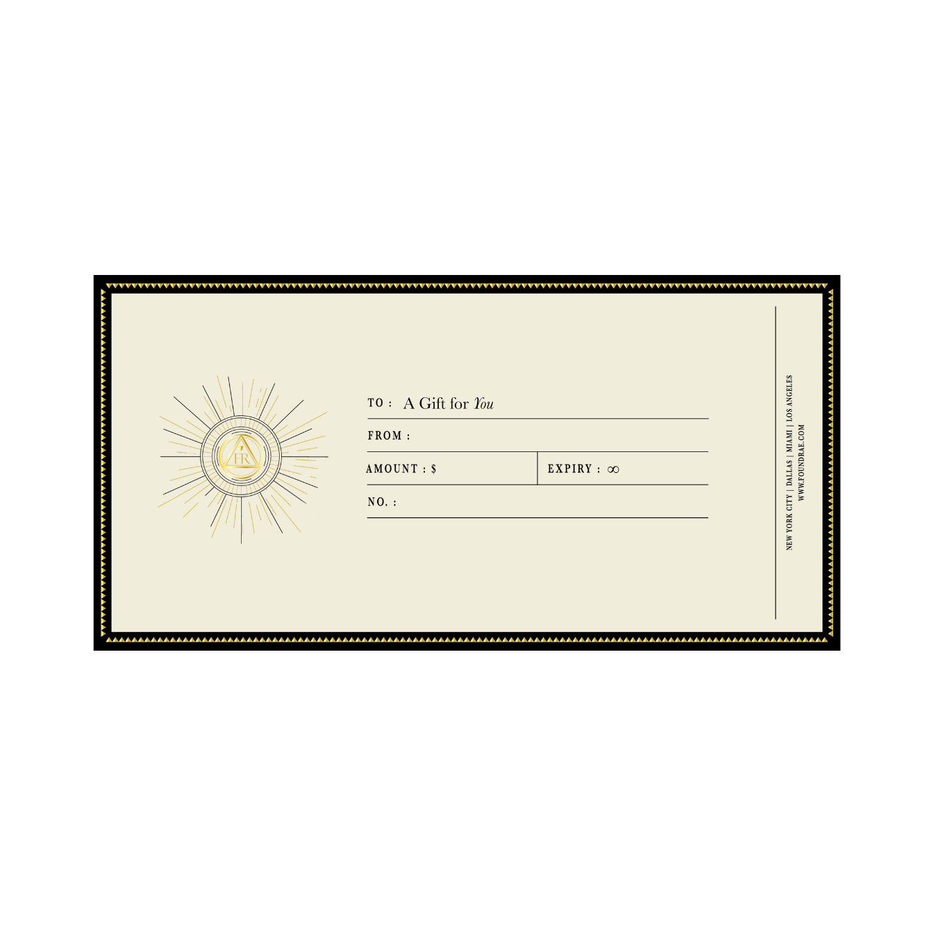 Give the Gift of FoundRae | Digital Gift Card