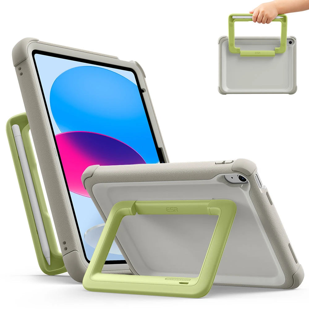 ESR iPad 11" (A16) 2025 Bounce Case for Kids - Gray