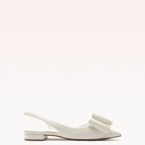 Alexandre Birman Angie Satin Flat