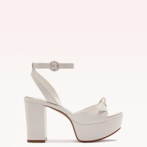 Alexandre Birman Clarita Tie Platform Ivory