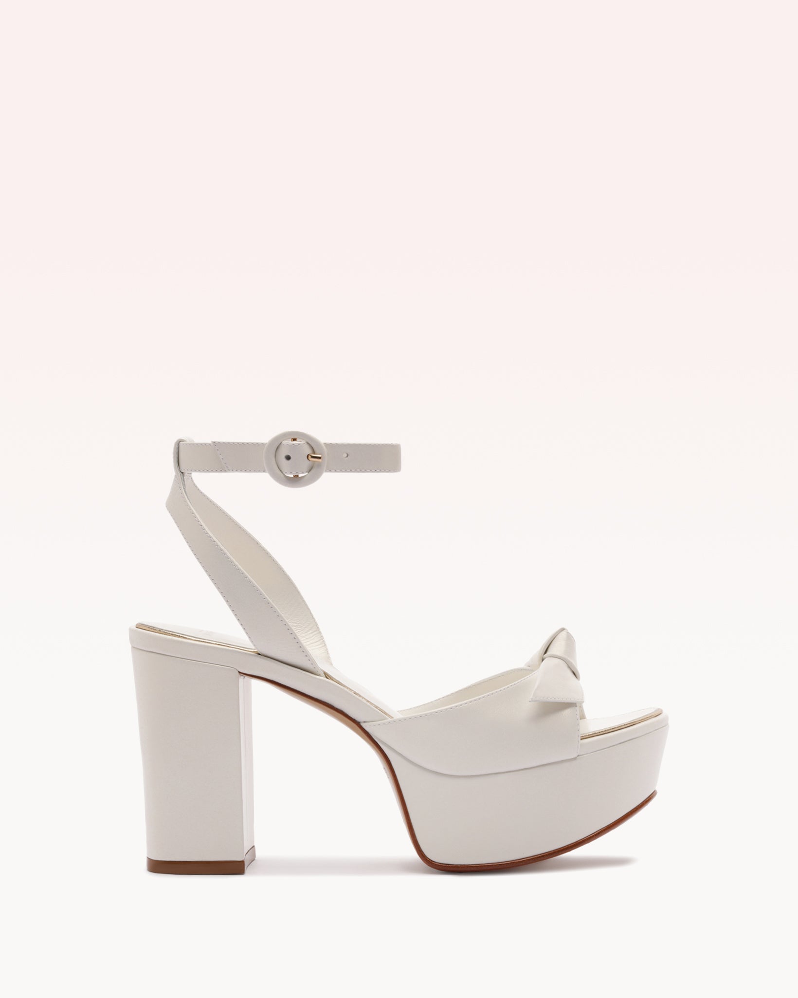 Alexandre Birman Clarita Tie Platform Ivory