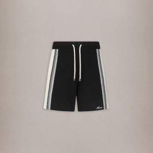 AMIRI PANELS KNIT SHORT - Black