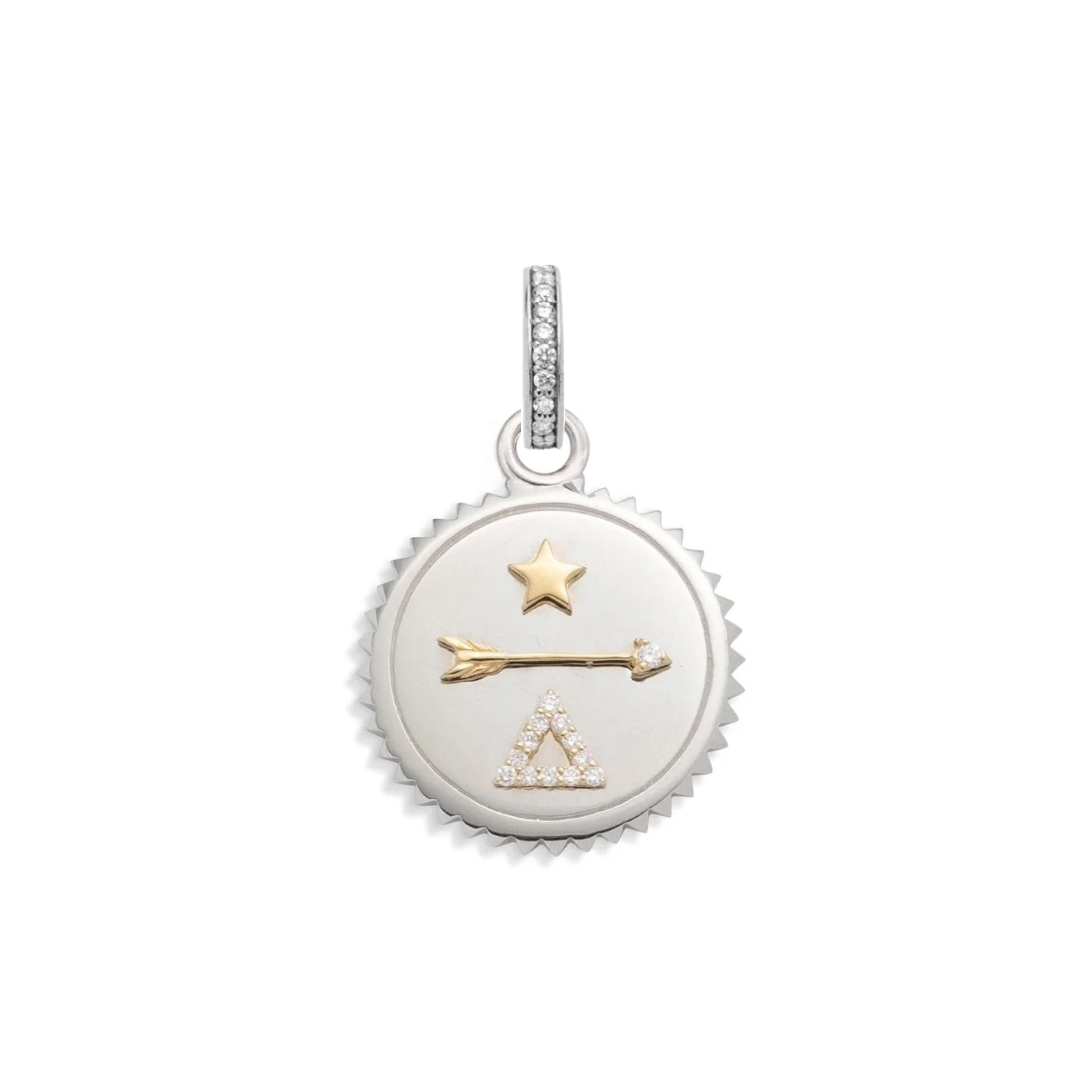 Foundrae Dream | Baby Medallion | Diamonds, Mixed Gold