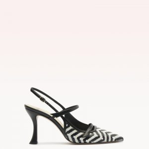 Alexandre Birman Tita Raffia Zig 85 Black