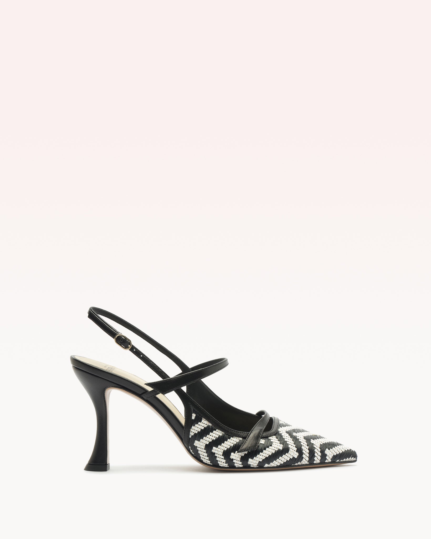 Alexandre Birman Tita Raffia Zig 85 Black