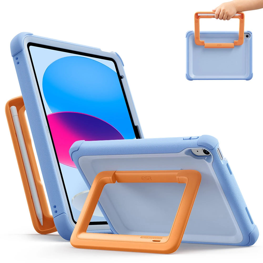 ESR iPad 11" (A16) 2025 Bounce Case for Kids - Sky Blue