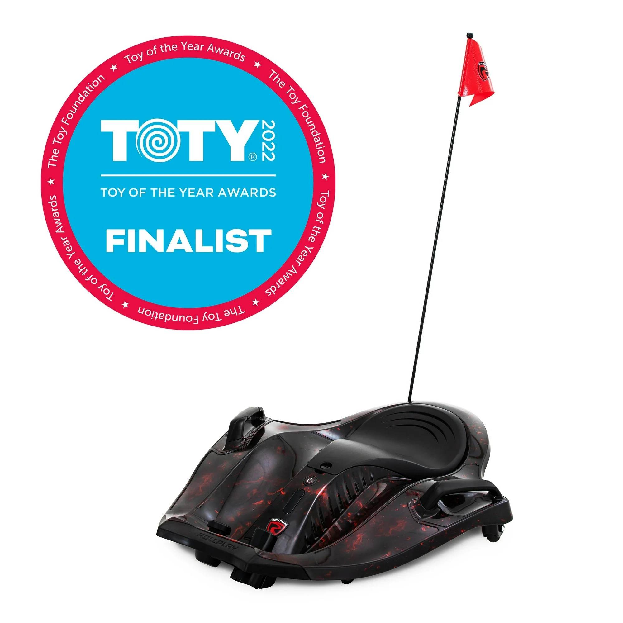 Rollplay NIGHTHAWK 12V SWIRL (BLACK/RED)