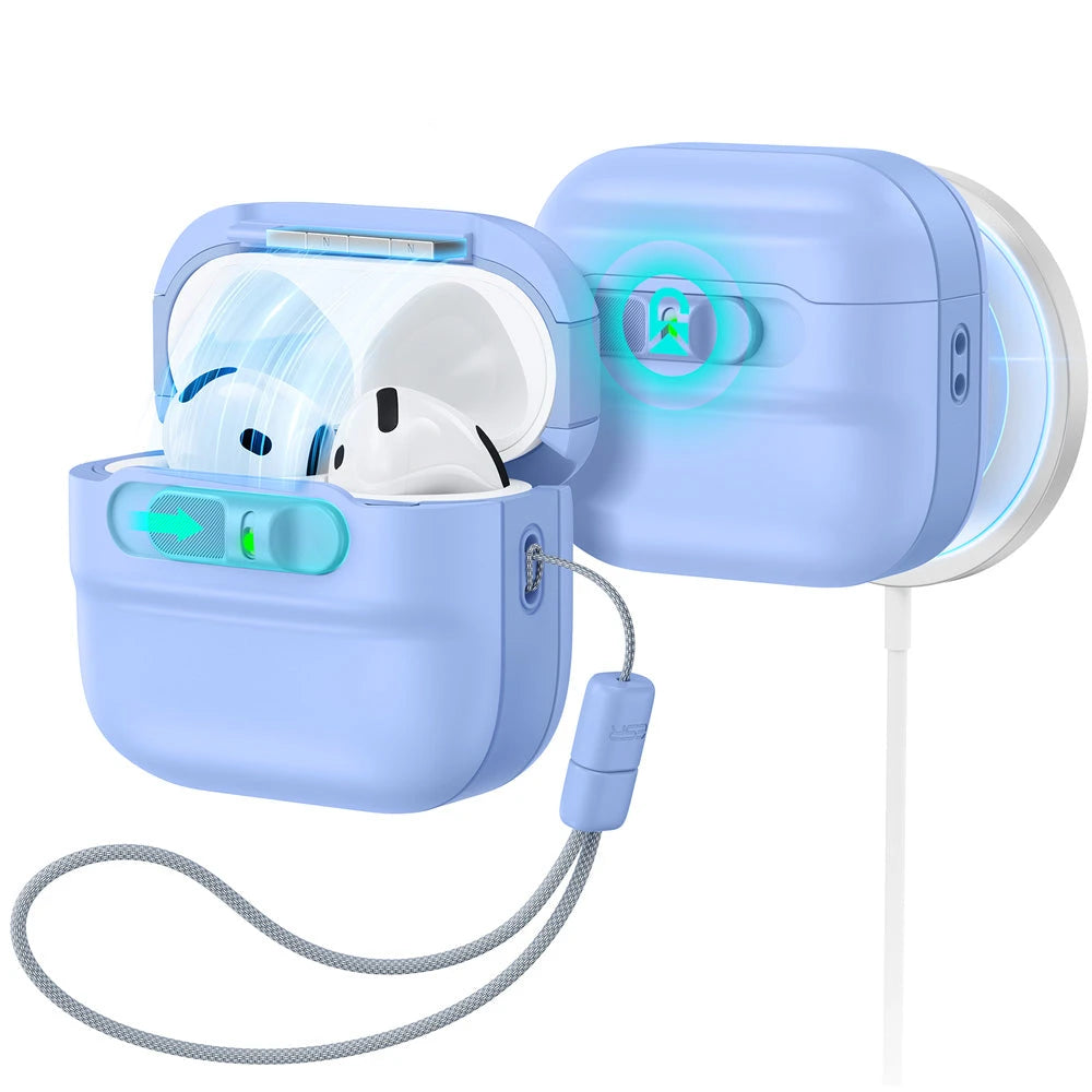 ESR AirPods 4 Pulse FlickLock Case (HaloLock) - Light Blue