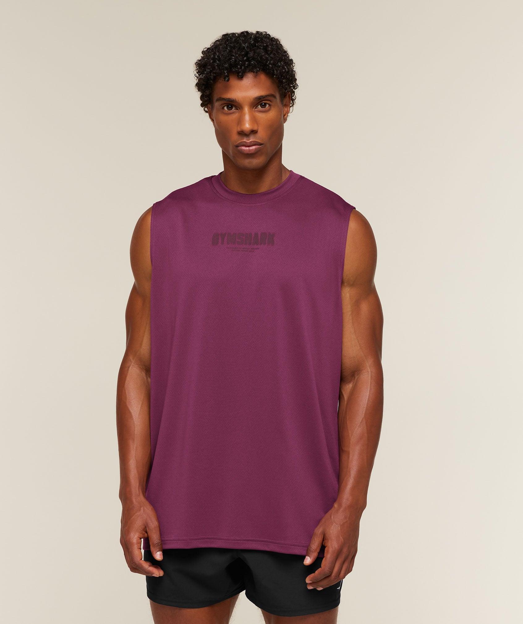 Gymshark Motion Blur Graphic Tank - Strength Pink