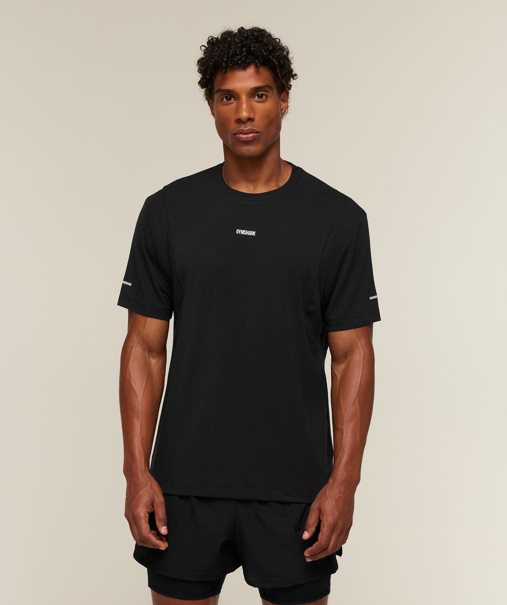 Gymshark Running Boxy T-Shirt - Black