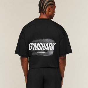 Gymshark Hybrid T-Shirt - Black