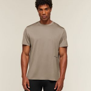 Gymshark Running Elite Reg Fit T-Shirt - Lifestyle Brown