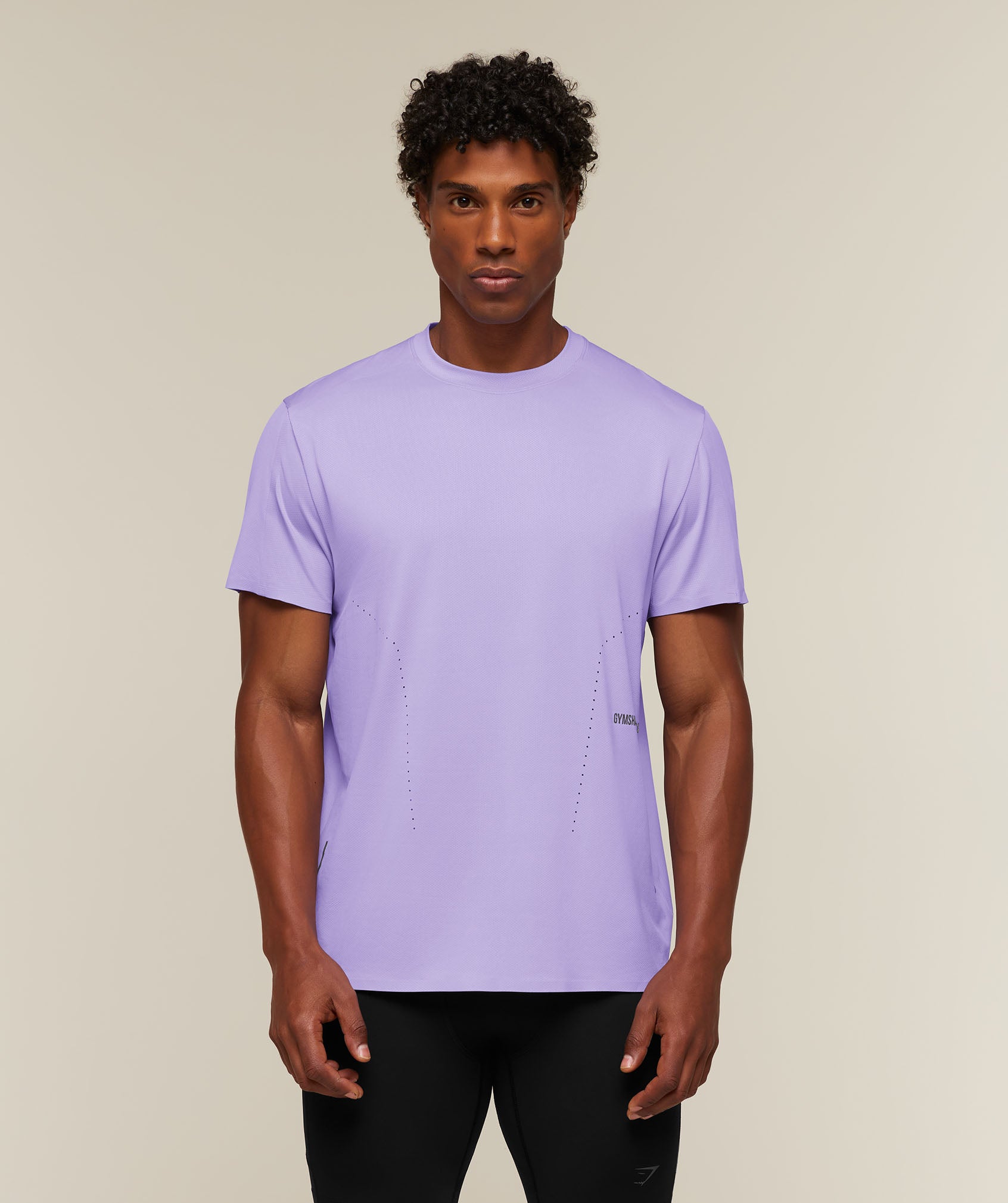 Gymshark Running Elite Reg Fit T-Shirt - Pace Purple