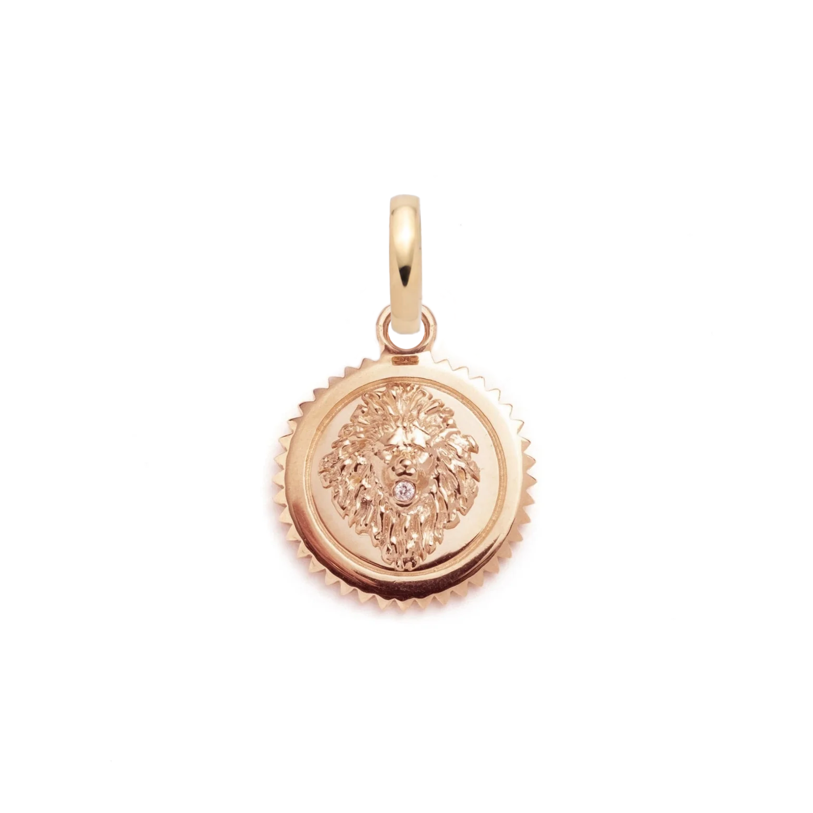 Foundrae Strength | Baby Medallion | Diamond, Rose Gold