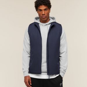 Gymshark Lightweight Gilet - Heavy Blue