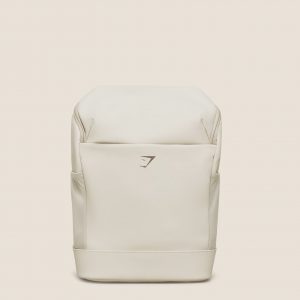 Gymshark Small Sleek Backpack - Chalk Beige