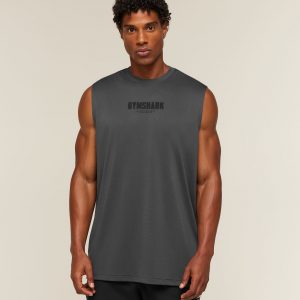 Gymshark Motion Blur Graphic Tank - Onyx Grey